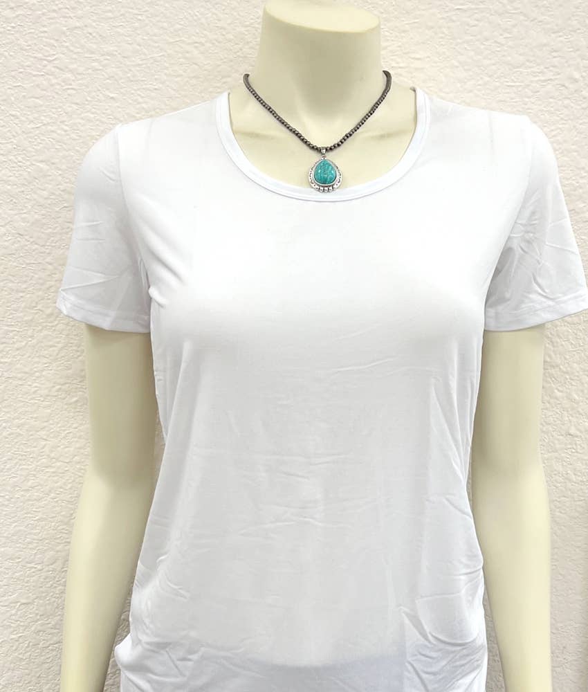 Navajo Turquoise Bead Necklace 4mm Tiny 15 To 20 Inches