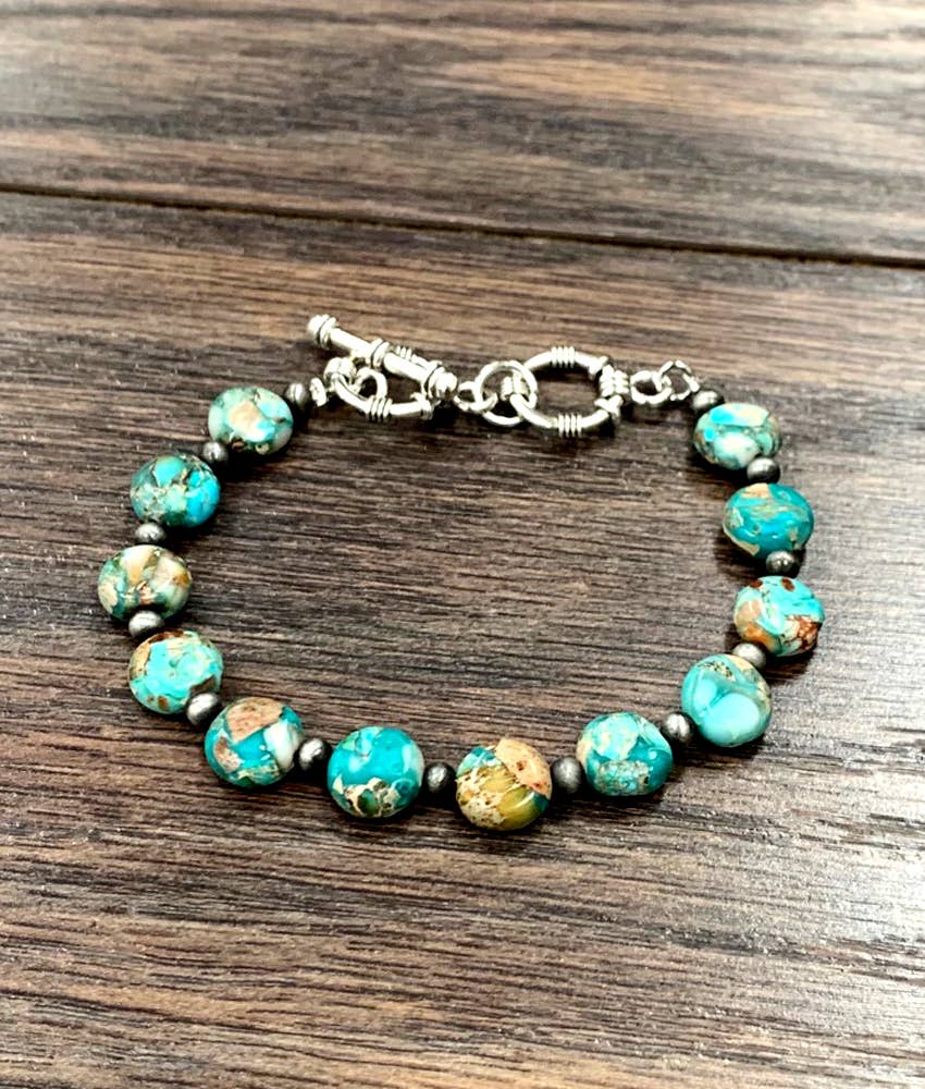 Handmade Natural Gemstone Adjustable Bracelet Natural