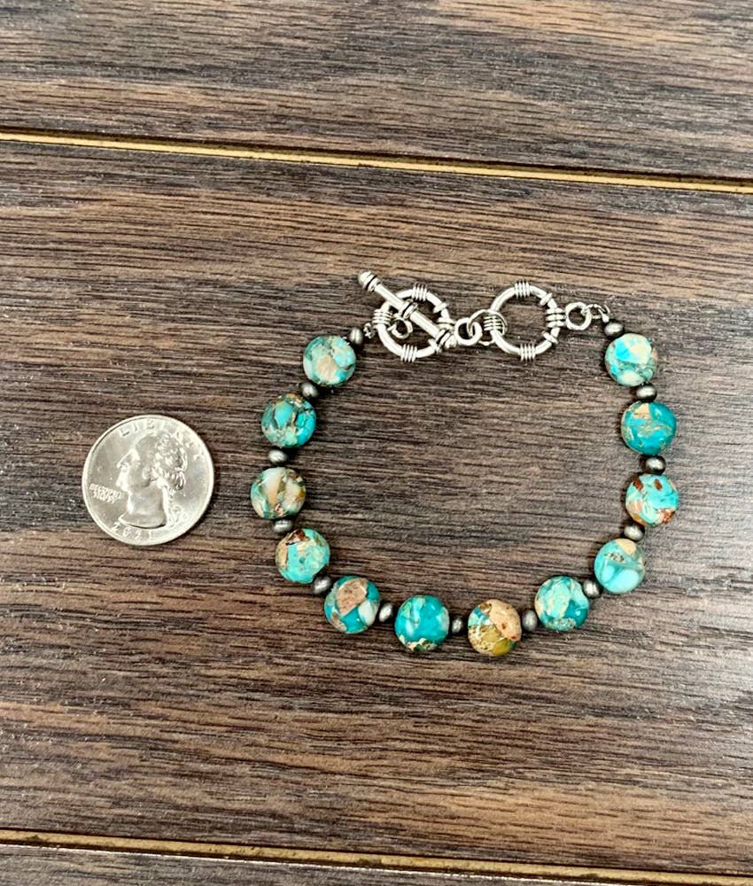 Handmade Natural Gemstone Adjustable Bracelet Natural