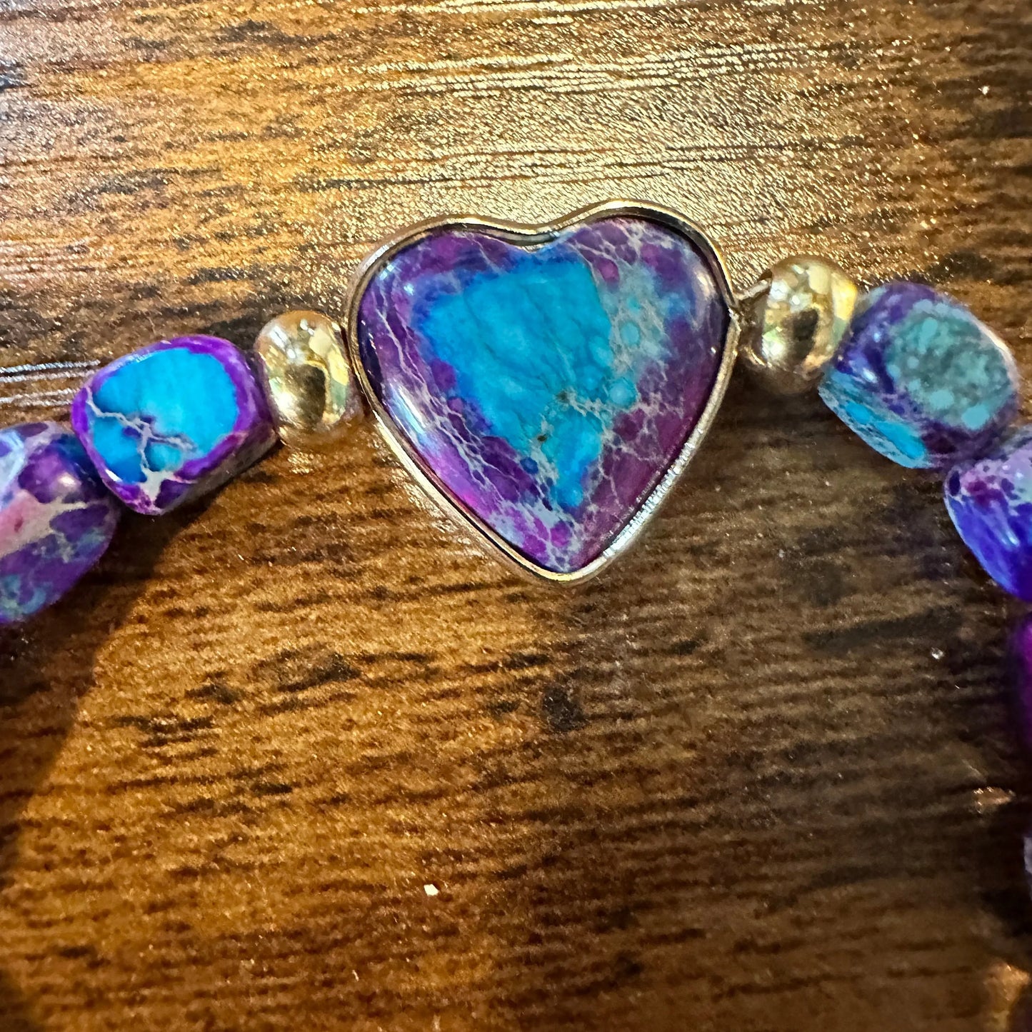 Boho Heart Bead Bracelet