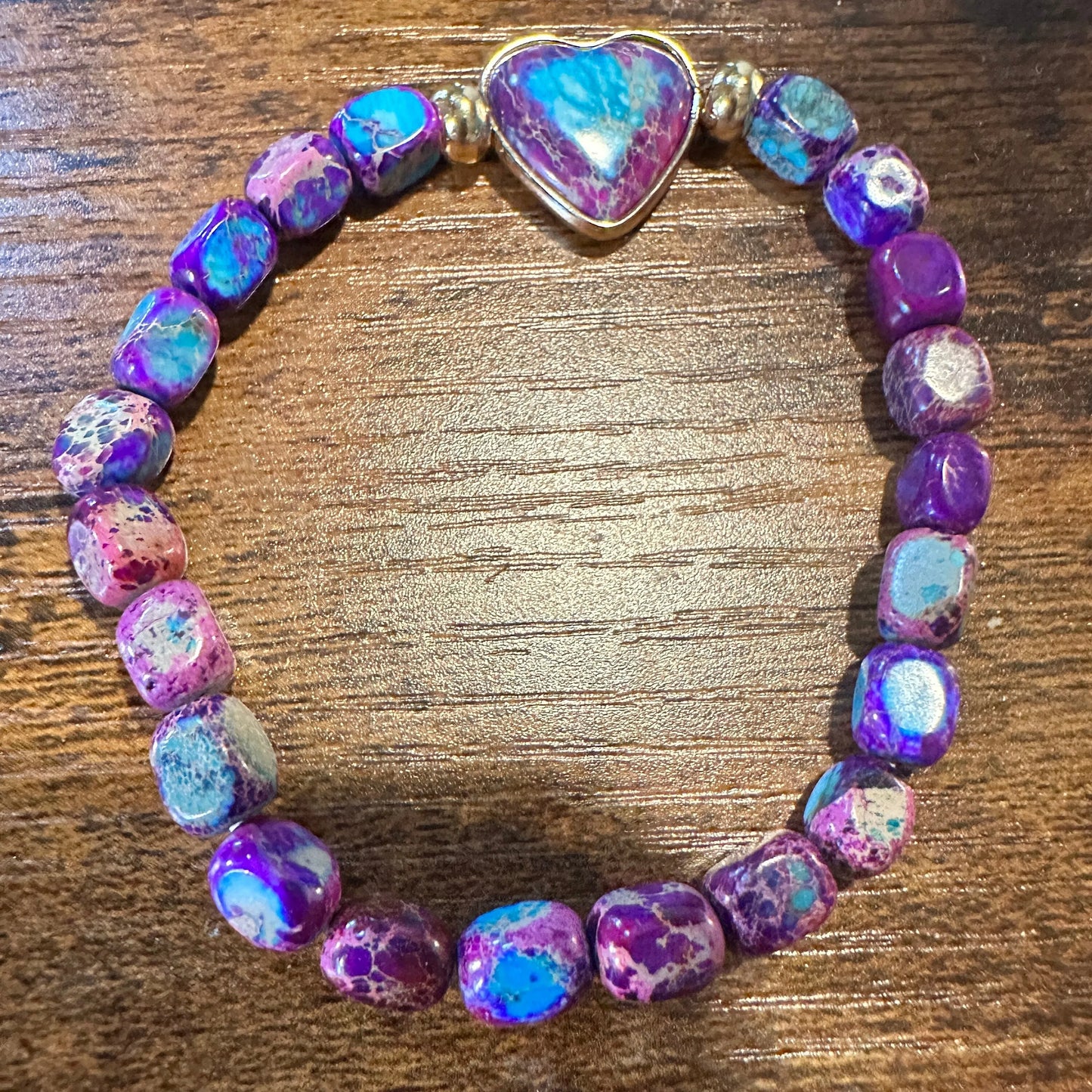 Boho Heart Bead Bracelet