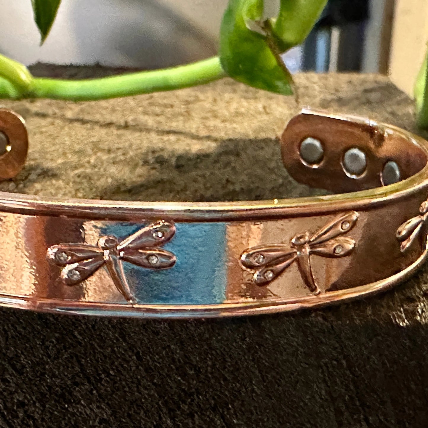 Handmade Boho Copper Dragonfly Design Narrow Cuff Bracelet, Arthritis Magnet Copper, Gift BoxHandmade Boho Copper Dragonfly Design Narrow Cuff Bracelet, Arthritis Magnet Copper, Gift Box - Premium boho bracelet from Silver Elegant - Just $16! Shop now at Silver Elegant