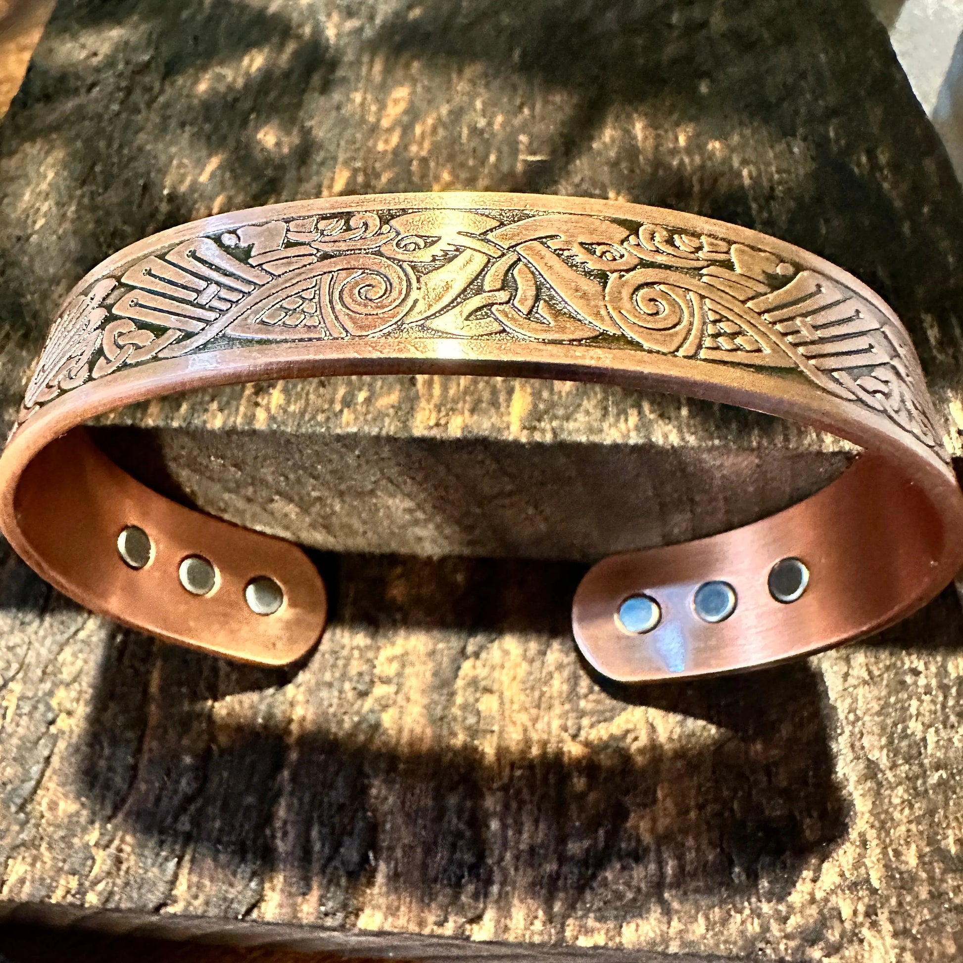 Handmade Copper Floral Design Cuff Bracelet, Arthritis Magnet Copper, Gift BoxHandmade Copper Floral Design Cuff Bracelet, Arthritis Magnet Copper, Gift Box - Premium boho bracelet from Silver Elegant - Just $16! Shop now at Silver Elegant