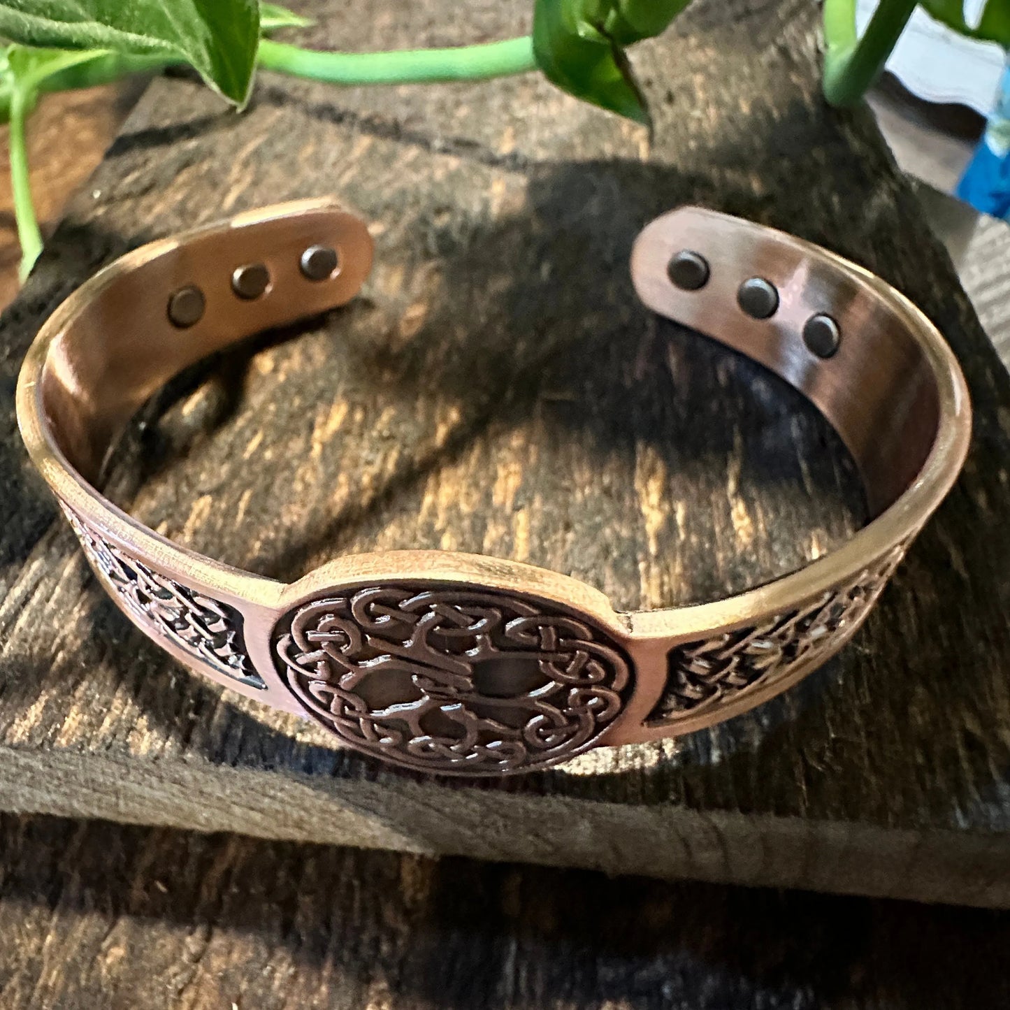 Handmade Copper Floral Swirl Design Wide Cuff Bracelet, Arthritis Magnet Copper, Gift BoxHandmade Copper Floral Swirl Design Wide Cuff Bracelet, Arthritis Magnet Copper, Gift Box - Premium boho bracelet from Silver Elegant - Just $16! Shop now at Silver Elegant