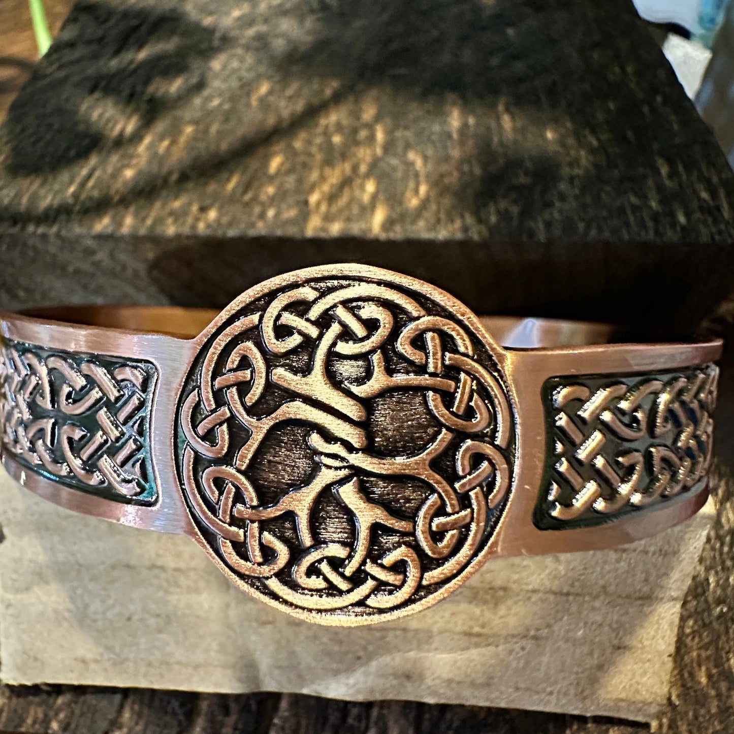 Handmade Copper Floral Swirl Design Wide Cuff Bracelet, Arthritis Magnet Copper, Gift BoxHandmade Copper Floral Swirl Design Wide Cuff Bracelet, Arthritis Magnet Copper, Gift Box - Premium boho bracelet from Silver Elegant - Just $16! Shop now at Silver Elegant