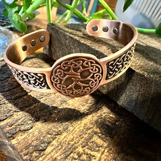 Handmade Copper Floral Swirl Design Wide Cuff Bracelet, Arthritis Magnet Copper, Gift BoxHandmade Copper Floral Swirl Design Wide Cuff Bracelet, Arthritis Magnet Copper, Gift Box - Premium boho bracelet from Silver Elegant - Just $16! Shop now at Silver Elegant